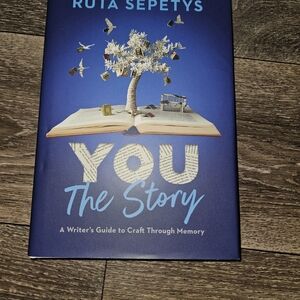 Blue Hardcover Book 'You: The Story' by Ruta Sepetys